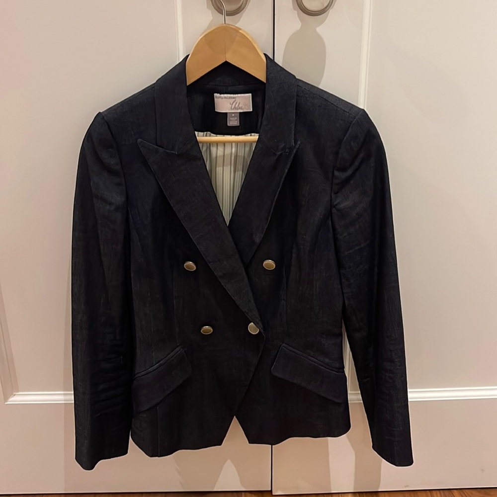 Balmain esq denim blazer size M